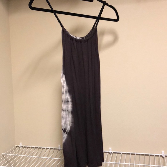 Brown tie-dye tank top - Picture 2 of 5